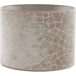 Light & Living - kap - Kassei - bruin - textiel - Ø 30cm - E27 - 2230816