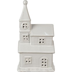 Clayre & Eef Decoratie Huis 23 cm Beige Porselein