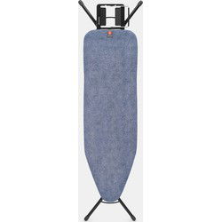 Strijkplank B, 124x38 cm, strijkerhouder - Denim Blue
