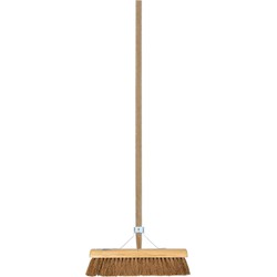 Talen Tools Binnenbezem - FSC hout - kokos - 50 cm - 140 cm - Bezem