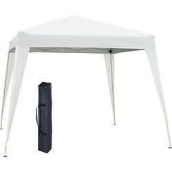 4goodz Inklapbare Partytent 240x240 cm voor Tuin en Feest - 840-159WT - Wit