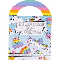 Duckiez Kleurboek Met stickers Eenhoorn - 48 stuks