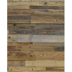 Wandbekleding Barnwood Bruin (0,80 m2)