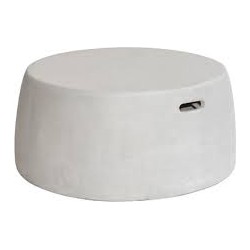 Nick fiberglas lage tafel/kruk XL cemento white - Max&Luuk
