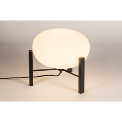 Lumidora Tafellamp 14924 - E27 - Zwart - Wit - Metaal - ⌀ 35.5 cm