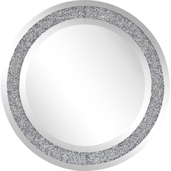 Beliani ERBRAY - Wandspiegel-Zilver-MDF, Acrylglas