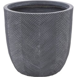 Iowa Egg Pot Graphite D39H38