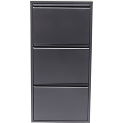 Schoenenkast Caruso 3 Anthracite (MO)