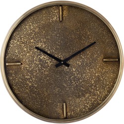 PTMD Taylor Brass iron round clock with print S