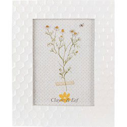Clayre & Eef Fotolijst Wit Polyresin