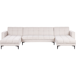 Beliani ALNES - Slaapbank-Wit-Polyester