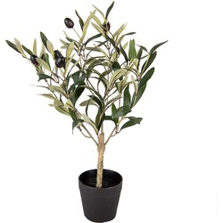 Clayre & Eef Kunst Olijfboom 50 cm Groen Kunststof