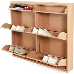 Spinder Design schoenenkast Billy 6 - Clay Terra - 8 paar schoenen