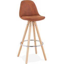 MARKA halfhoge snackkruk 41x41x87 cm Bruin