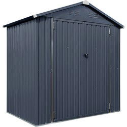 Spacemaker Gereedschapsschuur Metaal - 119x183x196 cm -Grijs