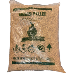 HERMANN PELLET MEISTER - pellets voor pellet kachel - 1 zak van 15 KG - pellet korrels 8 mm - verwarming hout pellets 100% ACACIA WOOD - Hardhout