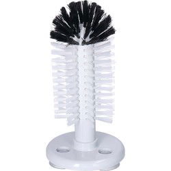 Buemag Spoelborstel - bierglazen - 8 x 8 x 19 cm - zwart - professionele borstel - Afwasborstel