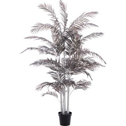 Light&living Ornament in pot 198x160x198 cm PALM metallic grijs