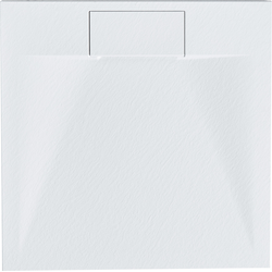 AZZURRO - Douchebak - Wit - 80 x 80 x 3 cm - SMC (kunststof)