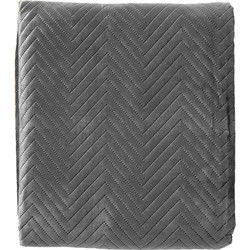 Textino VELO - bedsprei 220x240 cm - Charcoal Gray - grijs - Textino