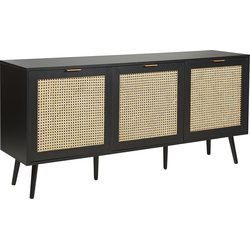 Beliani OPOCO - Sideboard-Zwart-MDF