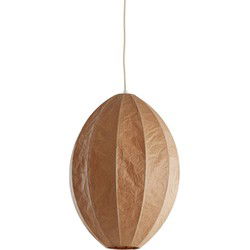 Light & Living - hanglamp - Milatos - naturel - textiel - E27 - 2984682