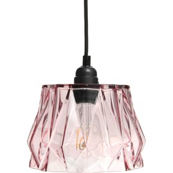 Aurea Handgemaakt Hanglamp Glas Roze-