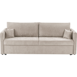 Beliani BLEIK - Slaapbank-Beige-Polyester