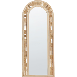FRANEY - Wandspiegel - Naturel - Rotan