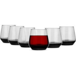Glasmark Waterglazen - 6x - Midnight collection - 310 ml - glas - Drinkglazen