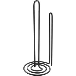 Metaltex Keukenrolhouder 15x32 cm Zwart