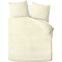 Dekbedovertrekset Lanotte® - 240x200/220 + 2*60x70 - Amalfi Collectie - Seer Sucker Creme