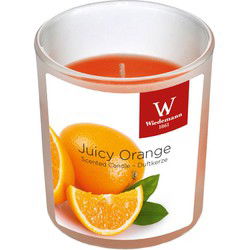 Trend Candles Geurkaars - in glas - Sinaasappel aroma - 8 uren - geurkaarsen