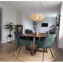 Vloerkleed Ø180cm Jute - Naturel - Kleed Bombay
