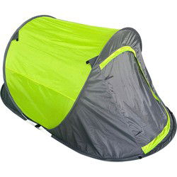 hanSe® Pop-up tent voor 2 personen groene kampeertent trekking festival