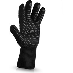 Krumble Hittebestendige oven handschoen - Zwart