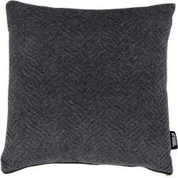 Jasmijn sierkussen donkergrijs - 45 x 45 cm