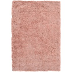 Vercai Rugs Soho Collectie - Hoogpolig Vloerkleed - Shaggy Tapijt voor Woonkamer - Polyester - Blush - 80x150 cm