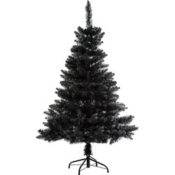 Tweedekans kunst kerstboom - kunststof - zwart - H180 cm - Kunstkerstboom