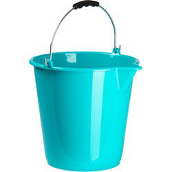 Plasticforte Emmer met schenktuit - 2x - 12L - blauw - schoonmaakemmer - Emmers