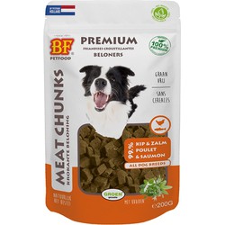 BIOFOOD MEAT CHUNKS KIP&ZALM 200 GR