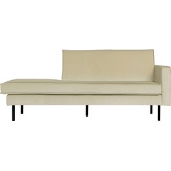 BePureHome Rodeo Daybed Rechts - Polyester - Pistache - 85x203x86