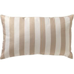 Textino SIA - Buitenkussen 30x50 cm - waterafstotend en uv-bestendig - Semolina - beige - Textino