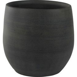 Ter Steege Plantenpot - moderne look - zwart - 36 x 32 cm - Plantenpotten