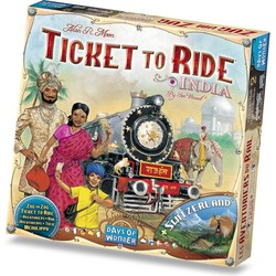 NL - Days of Wonder Days of Wonder bordspel spel Ticket to Ride - India en Zwitserland