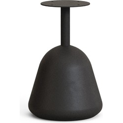 Kave Home - Saura metalen buitentafelvoet met zwarte afwerking Ø 28 x 45 cm