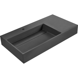 Beliani CUSCO - Wastafel-Zwart-Mineraalgietwerk