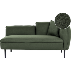 CHEVANNES - Chaise longue - Donkergroen - Boucle
