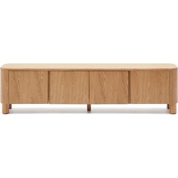 Kave Home - TV-meubel Salaya van FSC Mix Credit essenmultiplex 200 x 52 cm