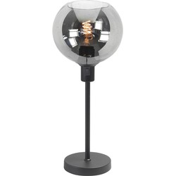 Landelijke Glazen Highlight Fantasy Globe E27 Tafellamp - Zwart